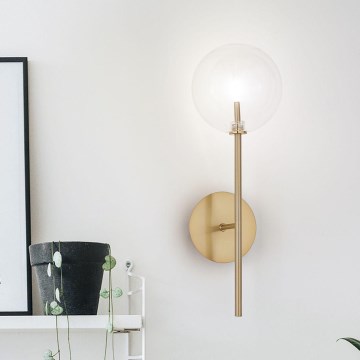 Ideal Lux - LED Wandlamp EQUINOXE 1xG4/2W/230V messing/doorzichtig