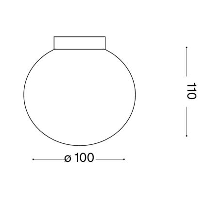 Ideal Lux - LED-wandlamp MAPA 1xG9/3W/230V Ø 10 cm wit
