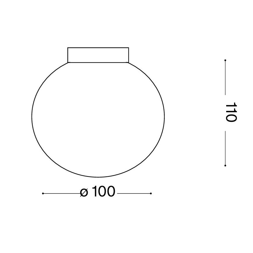 Ideal Lux - LED-wandlamp MAPA 1xG9/3W/230V Ø 10 cm wit