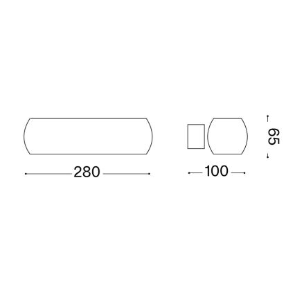 Ideal Lux - LED-wandlamp MORIS 2xG9/3W/230V wit