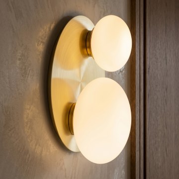 Ideal Lux - LED-wandlamp NINFEA 2xG9/3W/230V goud