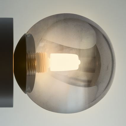 Ideal Lux - LED-wandlamp PERLAGE 1xG9/3W/230V zwart/rookzwart