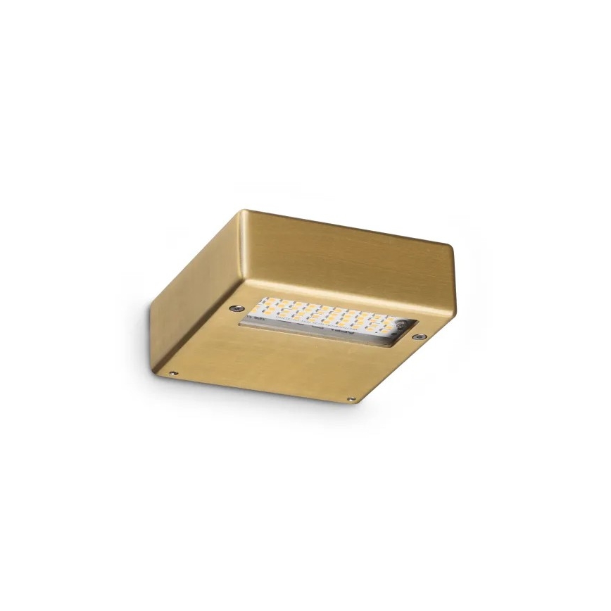 Ideal Lux - LED wandlamp TAB LED/24W/230V CRI 90 messing