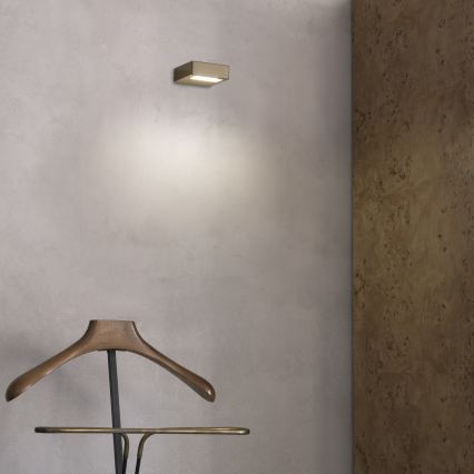 Ideal Lux - LED wandlamp TAB LED/24W/230V CRI 90 messing