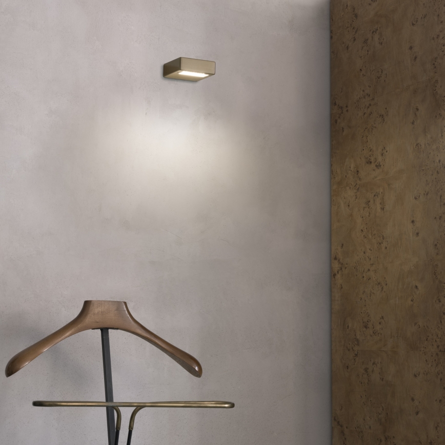 Ideal Lux - LED wandlamp TAB LED/24W/230V CRI 90 messing