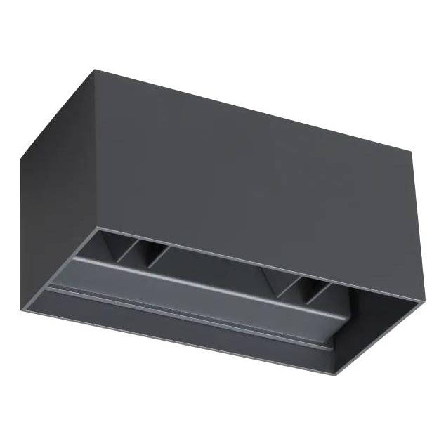 Ideal Lux - LED Wandlamp voor buiten ATOM LED/25W/230V CRI 90 IP54 antraciet