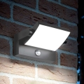 Ideal Lux - LED Wandlamp voor buiten met sensor SWIPE LED/21W/230V CRI 90 IP54 antraciet
