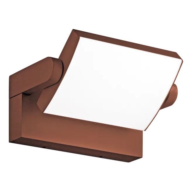 Ideal Lux - LED Wandlamp voor buiten SWIPE LED/21W/230V CRI 90 IP54 bruin