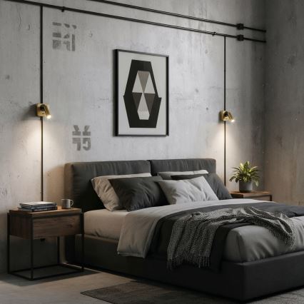 Ideal Lux - LED Wandspot BEAN LED/3W/230V CRI 90 goud