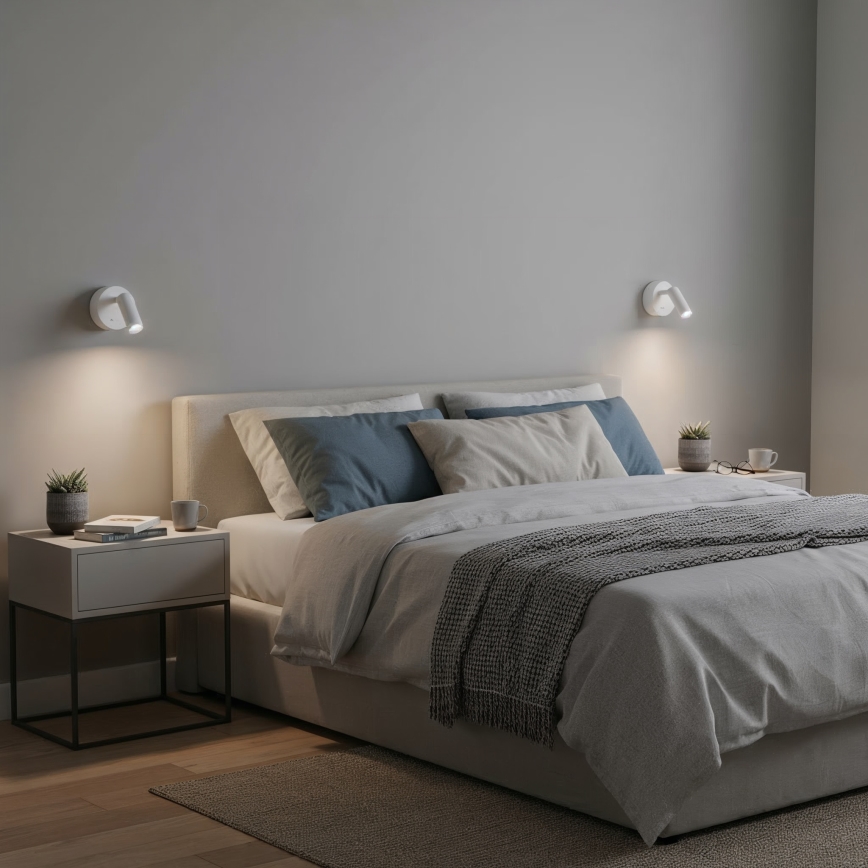 Ideal Lux - LED Wandspot BEAN LED/3W/230V CRI 90 wit