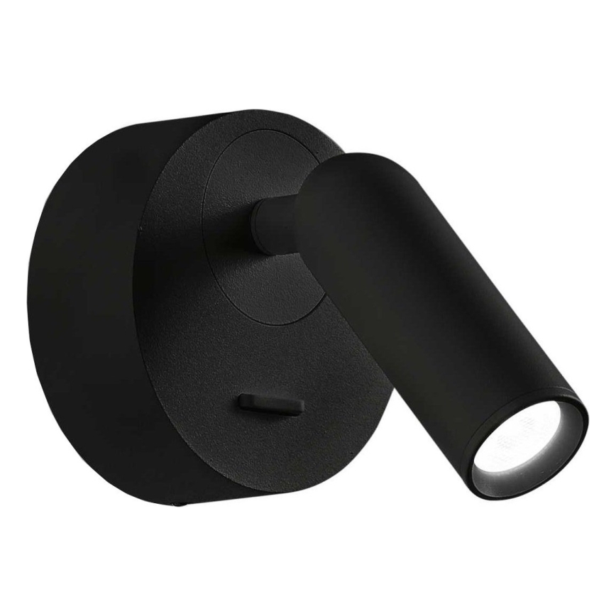 Ideal Lux - LED Wandspot BEAN LED/3W/230V CRI 90 zwart