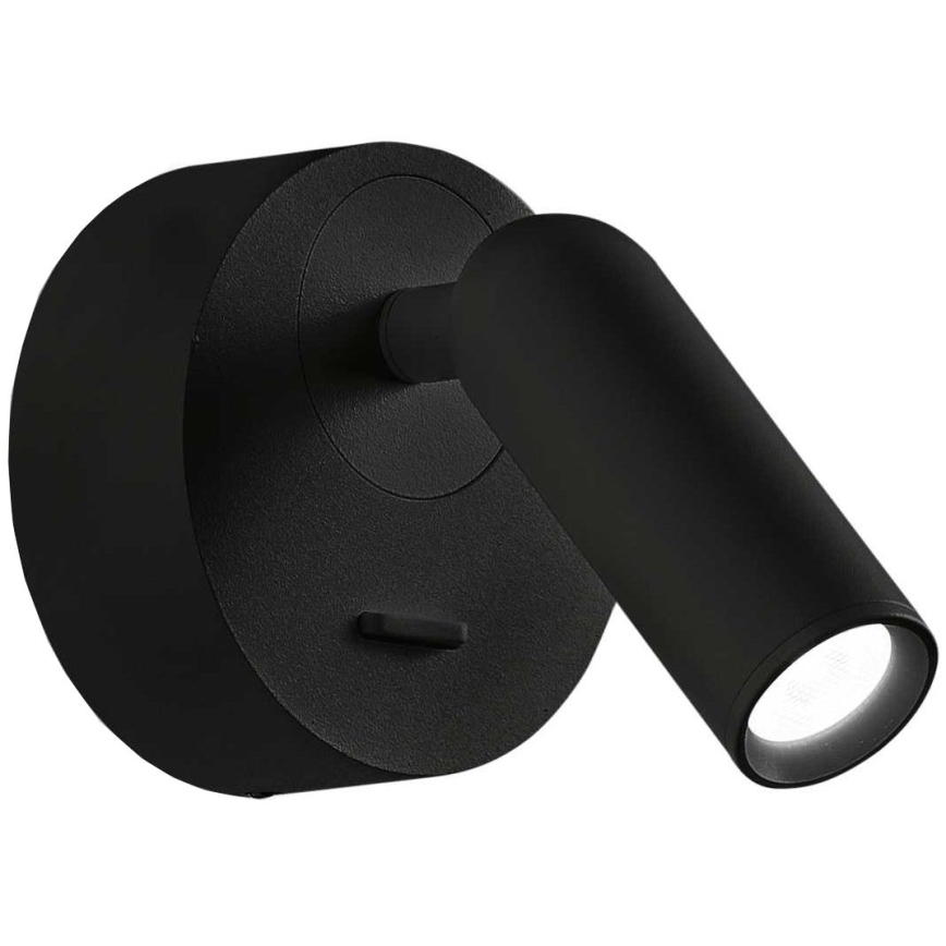 Ideal Lux - LED Wandspot BEAN LED/3W/230V CRI 90 zwart