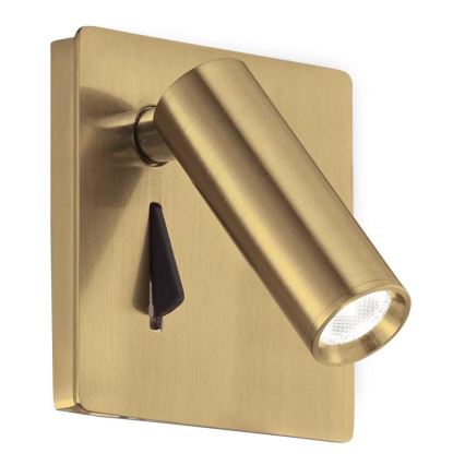 Ideal Lux - LED Wandspot LITE LED/3W/230V CRI 90 messing