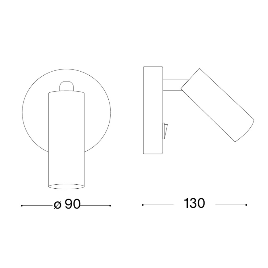 Ideal Lux - LED wandspot PAGE LED/3W/230V CRI 90 wit