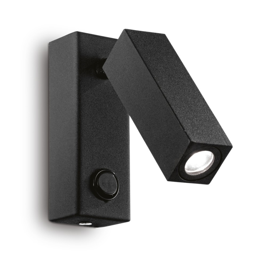 Ideal Lux - LED wandspot PAGE LED/3W/230V CRI 90 zwart