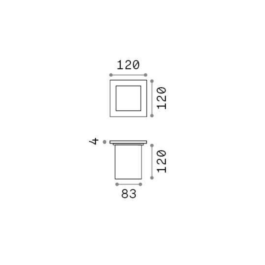 Ideal Lux - Oprit verlichting voor buiten 1xG9/15W/230V IP54