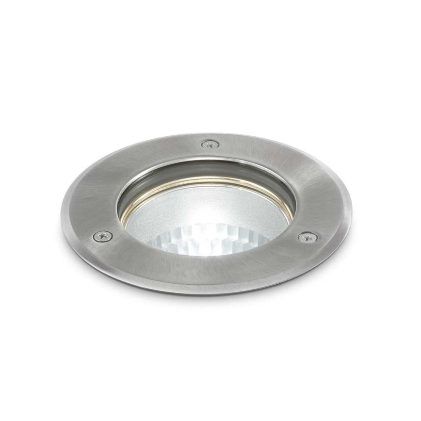 Ideal Lux - Oprit verlichting voor buiten PARK 1xGU10/20W/230V IP65 mat chroom