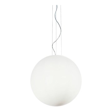 Ideal Lux - Pendellamp aan kabel MAPA 1xE27/42W/230V Ø 50 cm wit