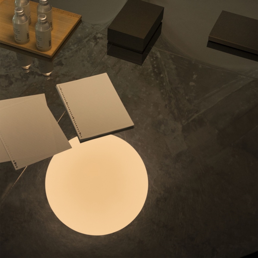 Ideal Lux - Pendellamp aan kabel MAPA 1xE27/42W/230V Ø 50 cm wit