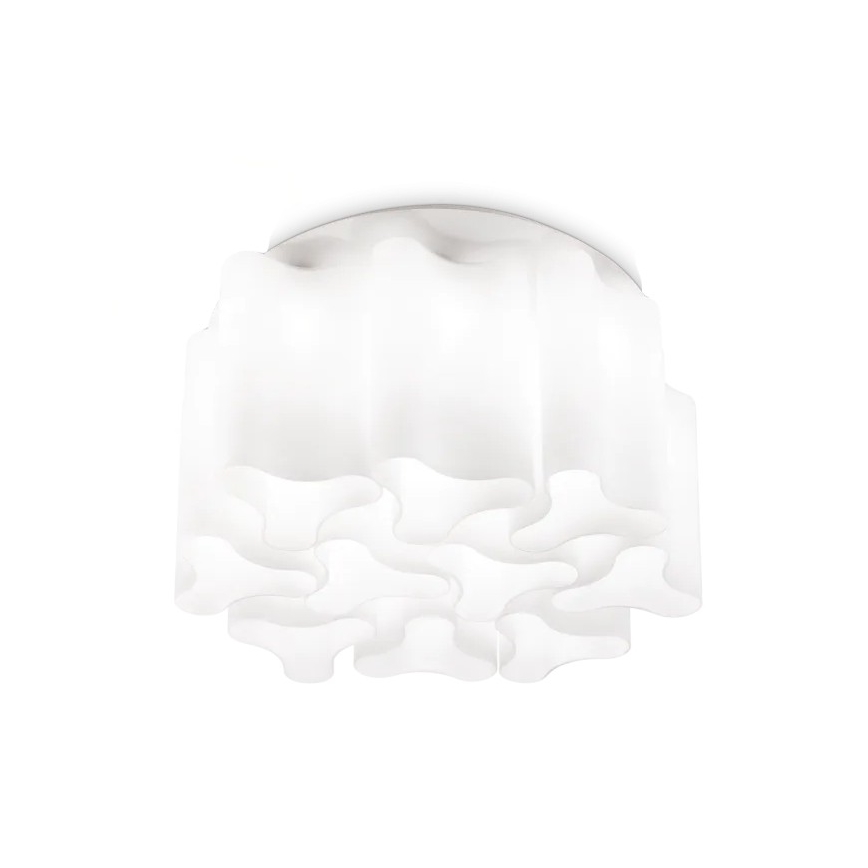 Ideal Lux - Plafondlamp COMPO 10xE27/52W/230V Ø 73,5 cm wit