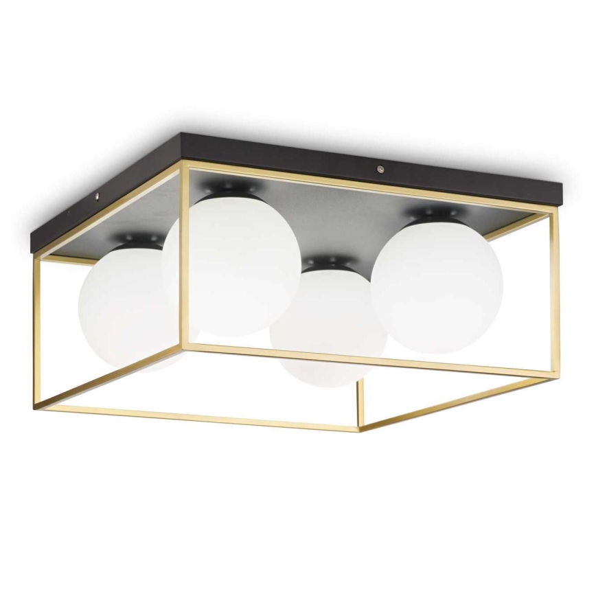 Ideal Lux - Plafondlamp LINGOTTO 4xE14/40W/230V