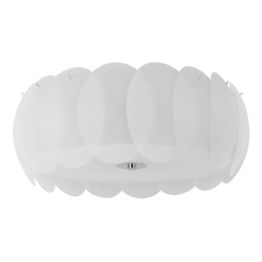 Ideal Lux - Plafondlamp OVALINO 8xE27/60W/230V Ø 53,5 cm wit