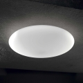 Ideal Lux - Plafondlamp SMARTIES 1xE27/42W/230V Ø 33 cm wit