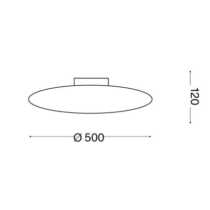 Ideal Lux - Plafondlamp SMARTIES 3xE27/42W/230V Ø 50 cm wit