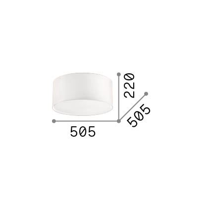 Ideal Lux - Plafondverlichting 3xE27/60W/230V