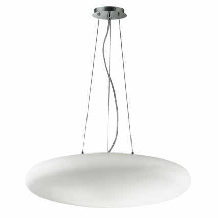 Ideal Lux - Reserve glas E27 diameter 50 cm wit