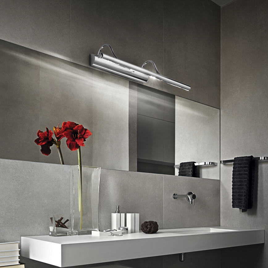 Ideal Lux - Schilderijlamp MIRROR 4xG9/28W/230V glanzend chroom