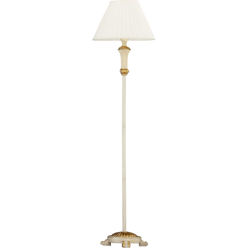 Ideal Lux - Staande Lamp FIRENZE 1xE14/40W/230V wit/goud