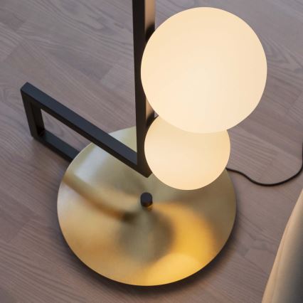 Ideal Lux - Staande LED Lamp BIRDS 5xG9/3W/230V zwart/goud