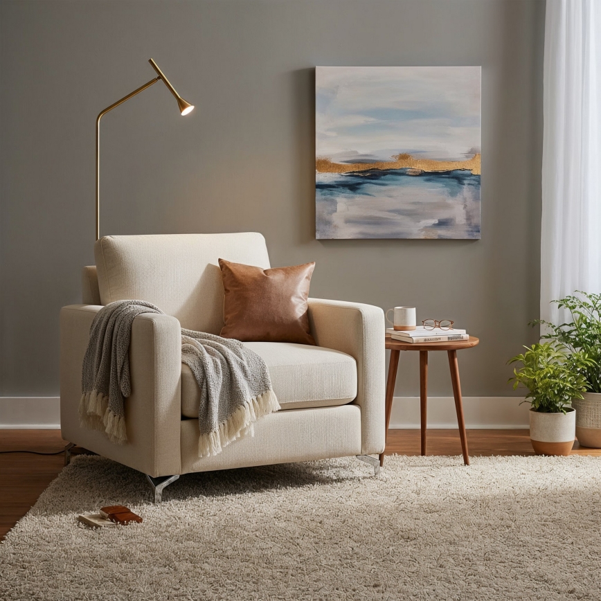 Ideal Lux - Staande LED Lamp DIESIS LED/4,5W/230V CRI 95 goud