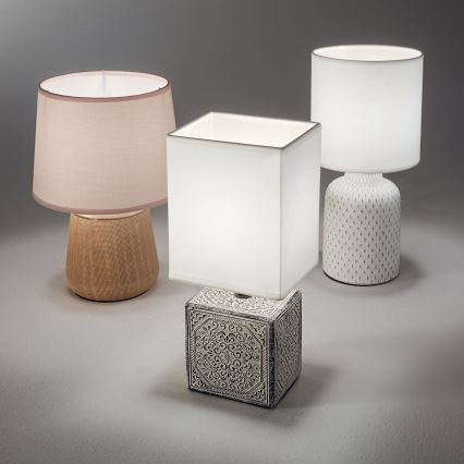 Ideal Lux - Tafellamp KALI 1xE14/40W/230V crème/beige