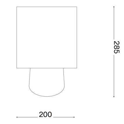 Ideal Lux - Tafellamp KALI 1xE14/40W/230V crème/beige