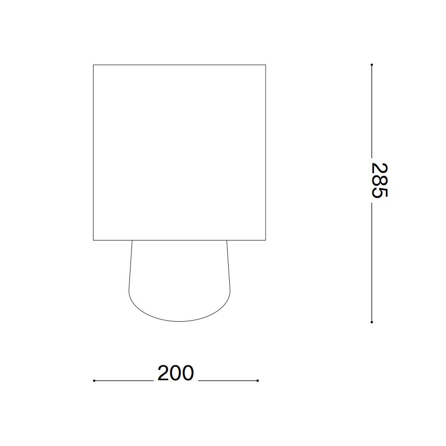 Ideal Lux - Tafellamp KALI 1xE14/40W/230V crème/beige