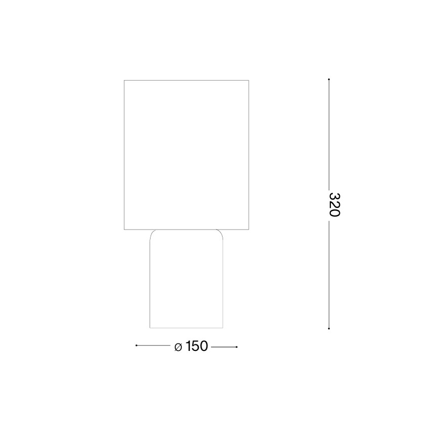 Ideal Lux - Tafellamp KALI 1xE14/40W/230V crème
