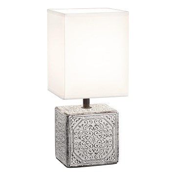 Ideal Lux - Tafellamp KALI 1xE14/40W/230V wit/grijs