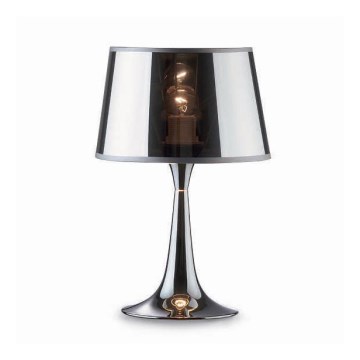 Ideal Lux - Tafellamp LONDON 1xE27/60W/230V hoogglans chroom