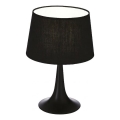 Ideal Lux - Tafellamp LONDON 1xE27/60W/230V zwart