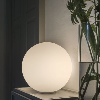 Ideal Lux - Tafellamp MAPA 1xE27/42W/230V Ø 30 cm wit