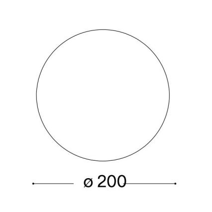 Ideal Lux - Universeel vervangingsglas MAPA E27 Ø 20 cm wit