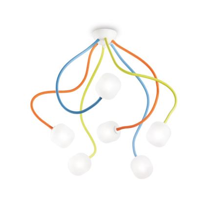 Ideal Lux - Vervangende lampenkap voor kroonluchter OCTOPUS G9, Ø 10 cm, wit