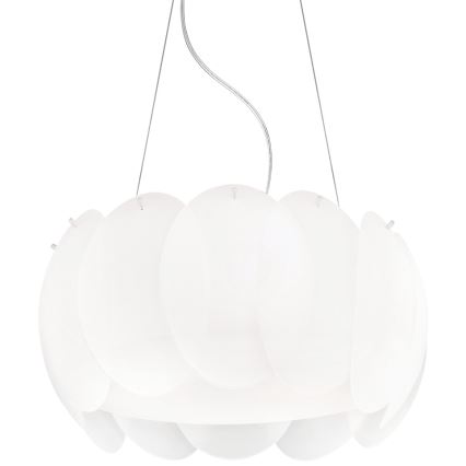 Ideal Lux - Vervangende lampenkap voor OVALINO-kroonluchter en plafondlamp, wit