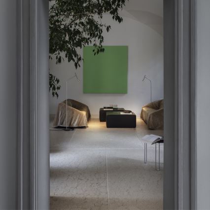 Ideal Lux - Vloerlamp DIESIS LED/4,5W/230V CRI 95 mat chroom