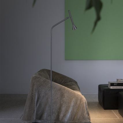 Ideal Lux - Vloerlamp DIESIS LED/4,5W/230V CRI 95 mat chroom