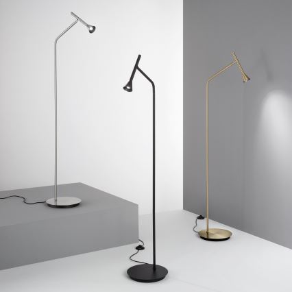 Ideal Lux - Vloerlamp DIESIS LED/4,5W/230V CRI 95 mat chroom