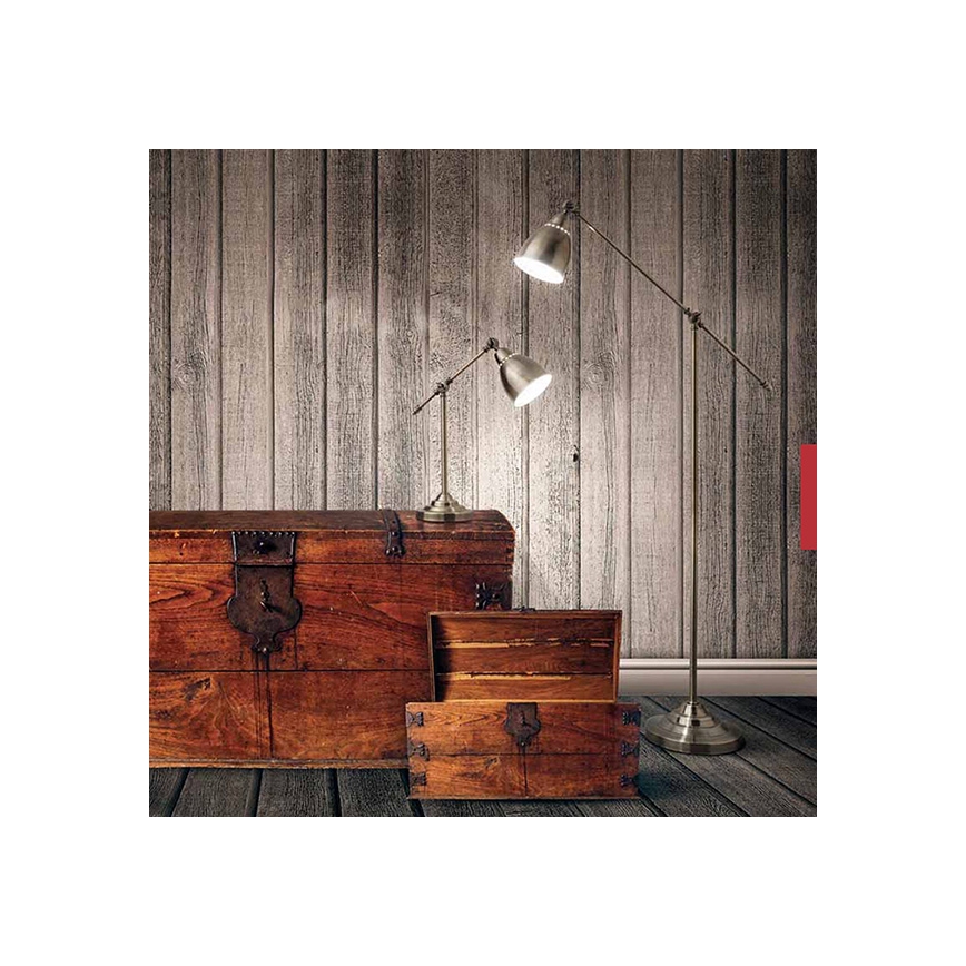 Ideal Lux - Wandlamp 1x E27/42W/230V, bronskleurig