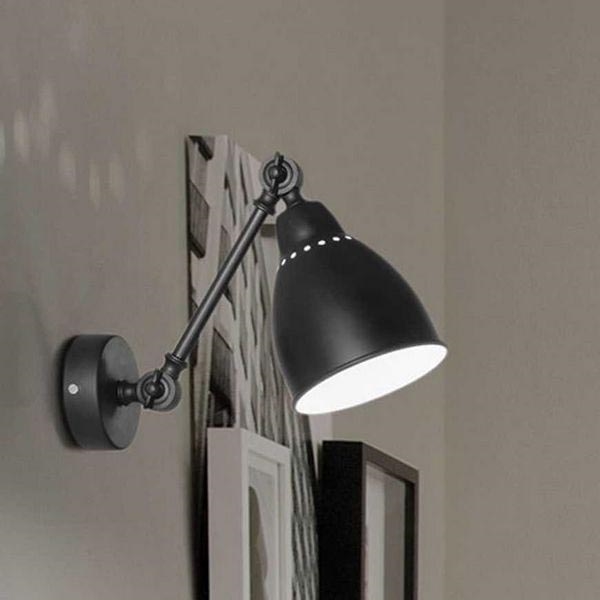 Ideal Lux - Wandlamp 1xE27/60W/230V zwart